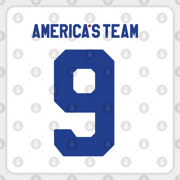 America's Team - Number 9 - Ring of Honor Sticker by krewyork